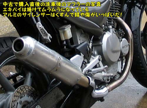 グースマフラー_その1 goose250_マフラー1