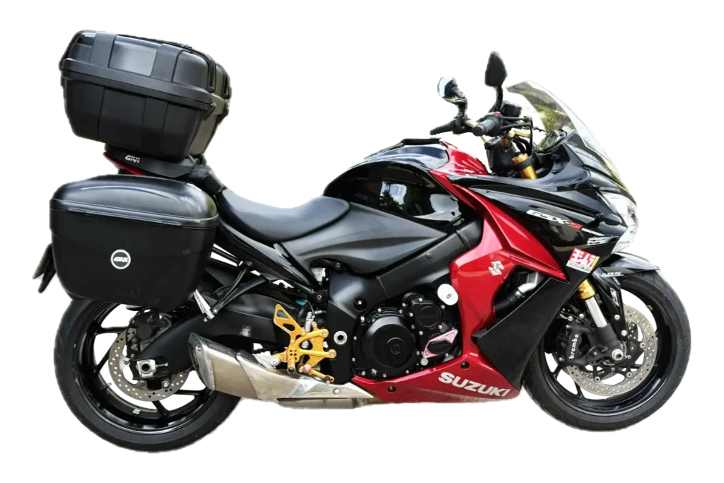 GIVI E21 サイドパニア TRK52B TREKKER トップケース と GSX-S1000F